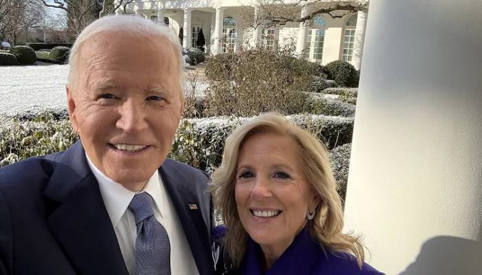 Joe, Jill Biden snap final selfie from White House ahead of Trumps inauguration