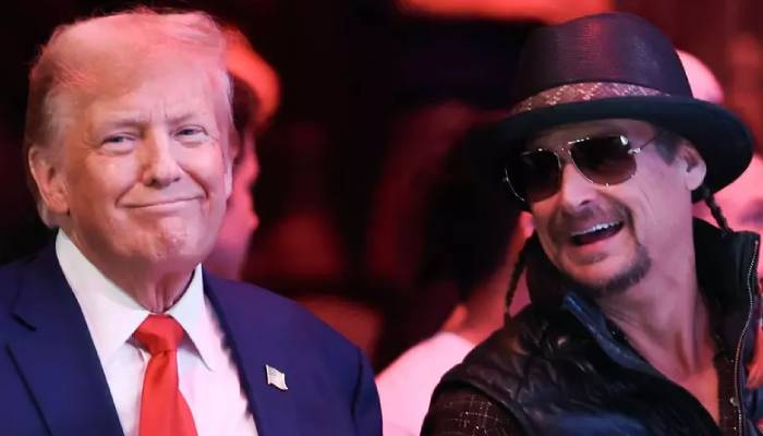 Kid Rock performs ‘All Summer Long’ at President-elect Trumps victory rally