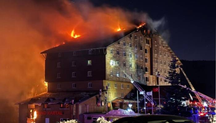 Deadly fire engulfs Turkish ski resort, leaving at least 66 dead