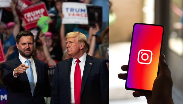 Instagarm users face frustration after being unable to unfollow Donald Trump and JD Vance