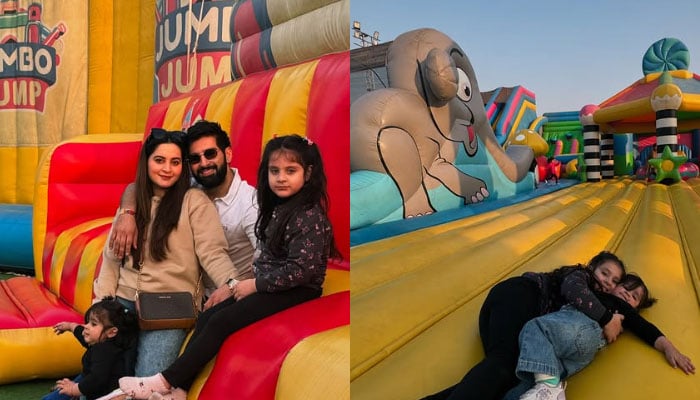 Aiman Khan unveils cute photos from family day out