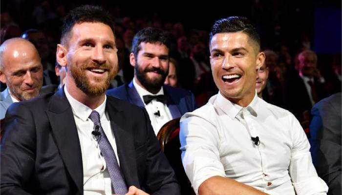 Moment when Lionel Messi surprised everyone by naming Ronaldo GOAT