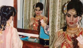 ریحام کی جذباتی پیغام کیساتھ دلہن بنے تصویر شیئر