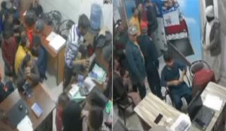 کراچی: کمپنی کے آؤٹ لیٹ میں 37 موبائل لوٹ لیے گئے، ویڈیو آ گئی