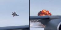 امریکی ایف 35 طیارہ گر کر تباہ، ویڈیو آ گئی