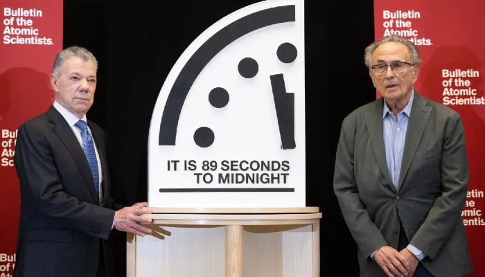 Doomsday clock was set at 89 seconds to midnight in 2025, closer than ever to catastrophe