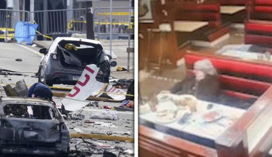 ویڈیو: فلاڈیلفیا طیارہ حادثہ، طیارے کے ٹکڑے ریسٹورنٹ سے ٹکراگئے