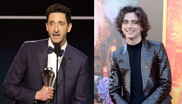 Adrien Brody beats Timothée Chalamet to win Best Actor at Critics Choice Awards