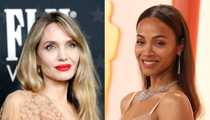 Angelina Jolie reunites with Zoe Saldana at Critics Choice Awards