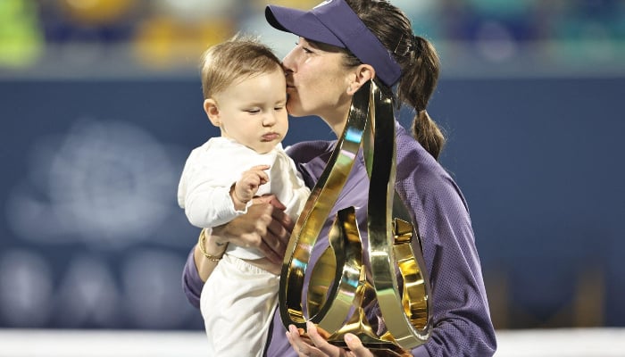 Belinda Bencic gets ‘emotional’ after winning debut title as mother