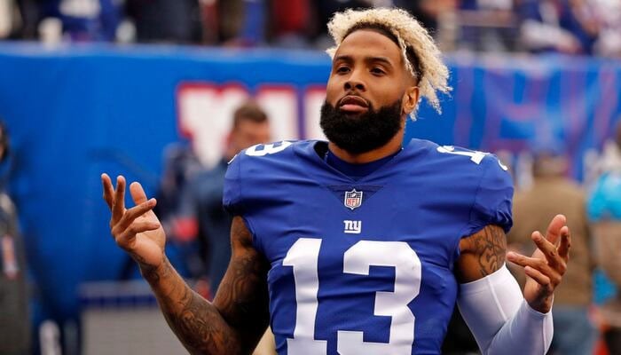 Odell Beckham Jr. makes special mention of his toddler son at Super Bowl