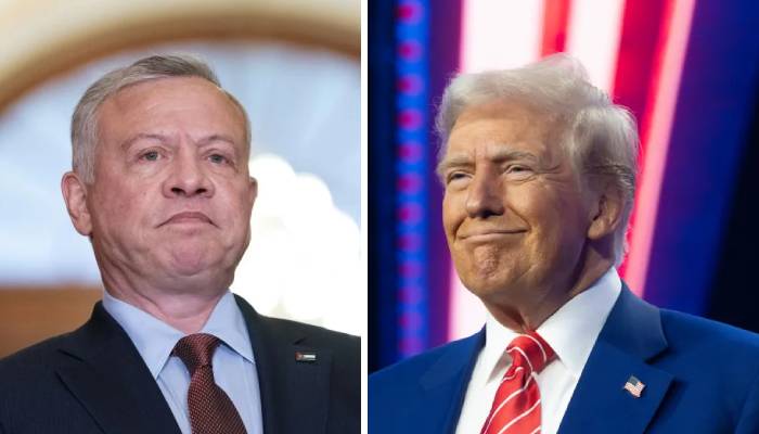 King Abdullah lands in US to meet President Donald Trump