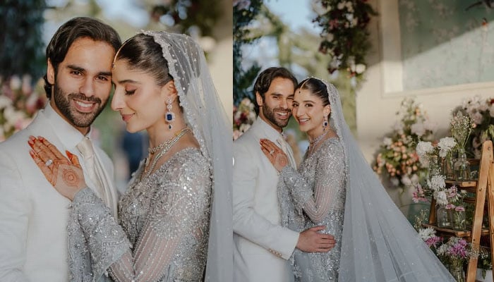 Mawra Hocane, Ameer Gilani drop stunning new reception pictures