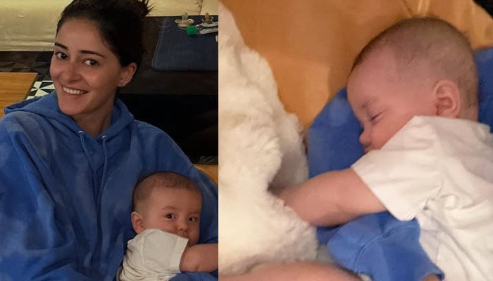 Ananya Panday shares cuddly moments with nephew River