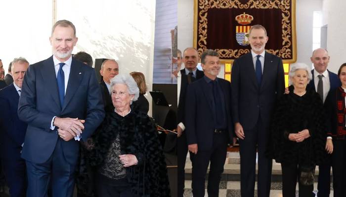 King Felipe attends sombre event after receiving special honour