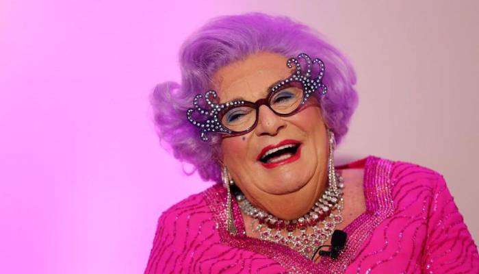 Dame Edna’s iconic glasses sell for record-breaking price at auction