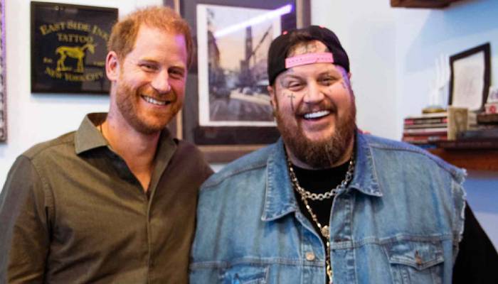 Jelly Roll reunites with Prince Harry during Invictus Games closing ceremony