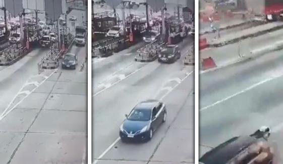 معمولی جھگڑا، بےرحم ڈرائیور ایک شخص کو گاڑی کیساتھ گھسیٹ کر لے گیا