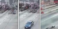 معمولی جھگڑا، بےرحم ڈرائیور ایک شخص کو گاڑی کیساتھ گھسیٹ کر لے گیا