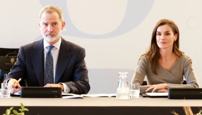 King Felipe, Queen Letizia make joint appearance for new meeting