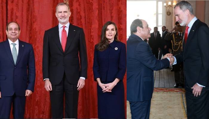 King Felipe, Queen Letizia welcome Egypt’s President at Palace