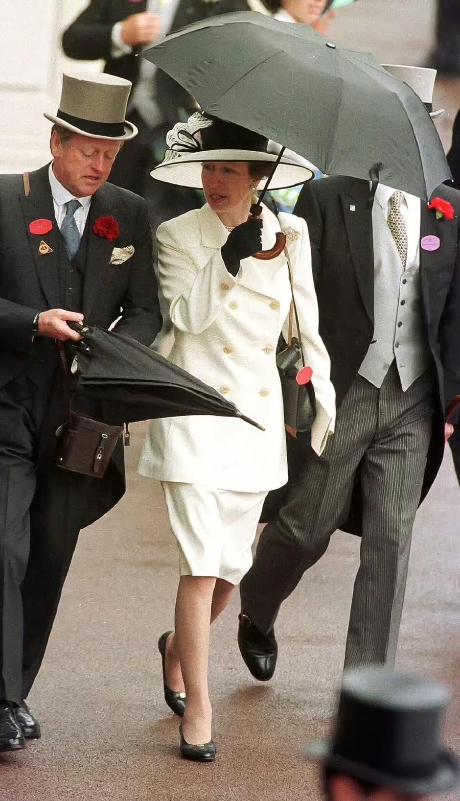 Princess Anne at the Royal Ascot race meeting in 1997 (Image: Getty)