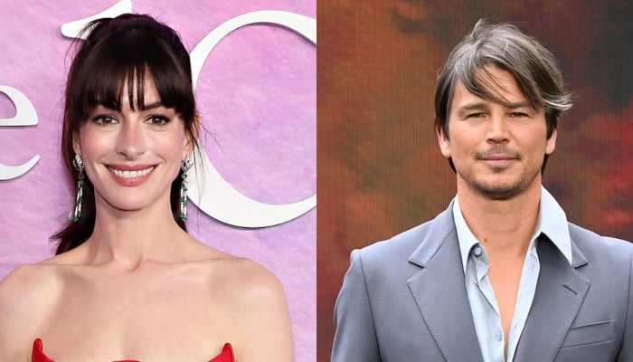 Anne Hathaway, Josh Hartnett seen in high spirits on ‘Verity’ set