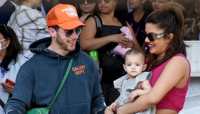 Priyanka Chopra, Nick Jonas enjoy family theatre night with daughter Malti