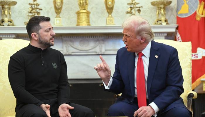 Donald Trump’s heated Oval Office meeting with Zelensky ends abruptly