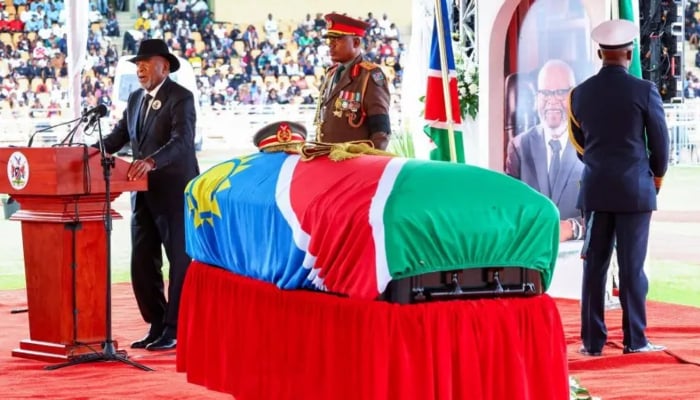 Namibias founding father Sam Nujoma laid to rest after state funeral