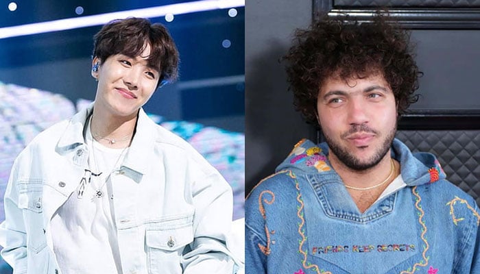 BTS J-Hope hangs out with Selena Gomezs fiancé Benny Blanco in LA