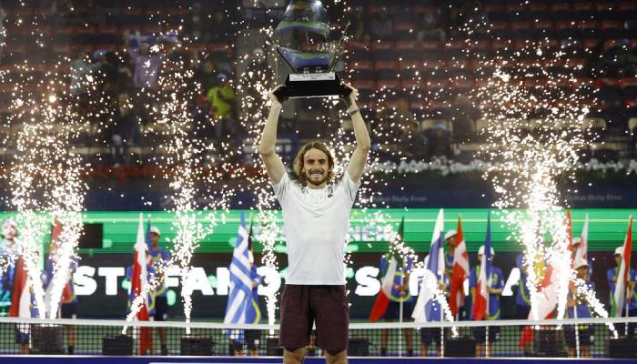 Stefanos Tsitsipas claims first ATP 500 title in Dubai final