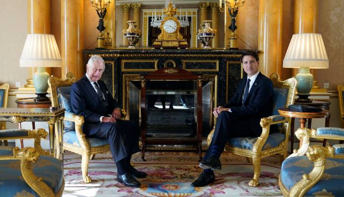 King Charles holds special meeting with outgoing Canadian PM Justin Trudeau