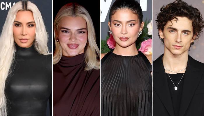 Timothée Chalamet meets Kylie Jenners sisters Kendall, Kim at Oscar party