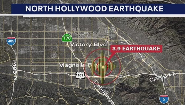 ہالی ووڈ میں ذلزلہ—تصویر بشکریہ غیر ملکی میڈیا