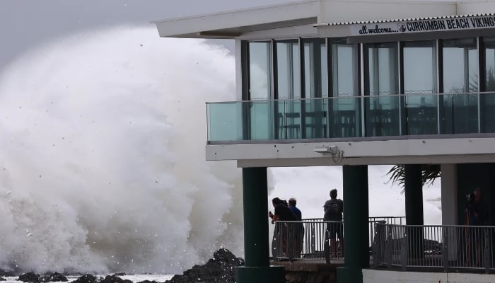 Queensland on high alert as Category 2 Cyclone Alfred bears down on the coast