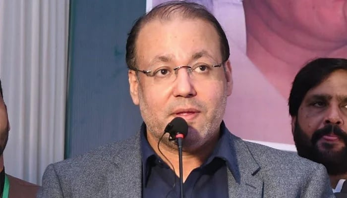 وزیرِ صنعت پنجاب چوہدری شافع حسین—فائل فوٹو