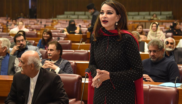 رہنما پی پی پی شیری رحمٰن---فائل فوٹو