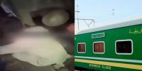 ماں بیٹے کی پٹری پر گرنے اور ٹرین گزرنے کی ویڈیو وائرل