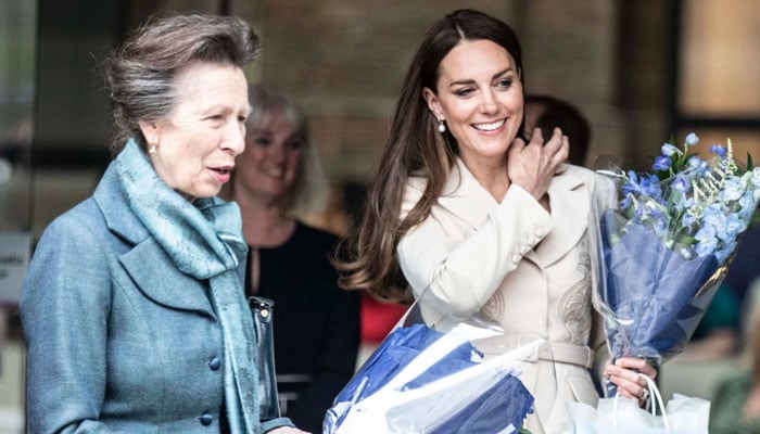 Kate Middleton shows affection to Princess Anne with touching gesture