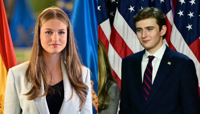 Barron Trump sparks romance rumors with Princess Leonor