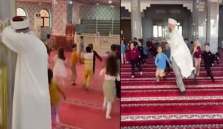 ترکیہ: امامِ مسجد بچوں کے ساتھ بچہ بن گئے