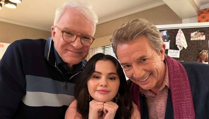 Selena Gomez turns presenter as she hands SAG awards to Martin and Steve Watch