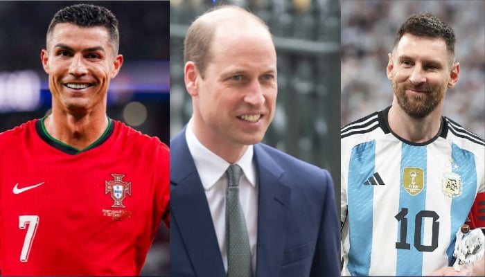 Prince William joins Cristiano Ronaldo vs. Lionel Messi GOAT debate