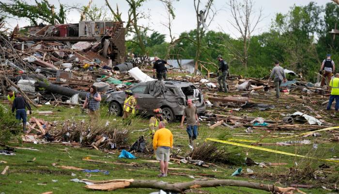 US hit by powerful storms with tornadoes, wildfires causing devastation