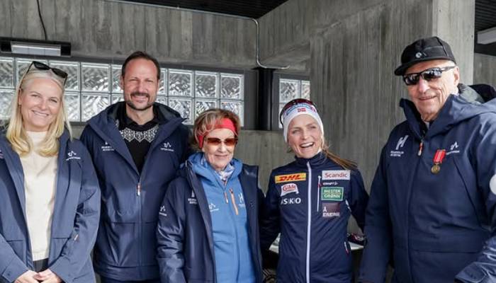 Norwegian Royals cheer on ‘world’s elite’ at Holmenkollen sports festival