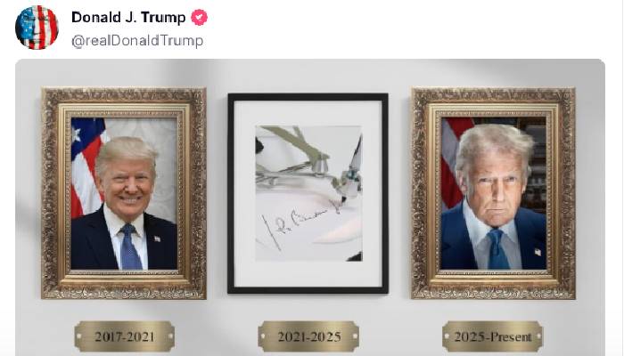 Donald Trump mocks Biden over autopen controversy in viral post