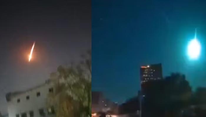 Karachis night sky illuminates with meteor shower