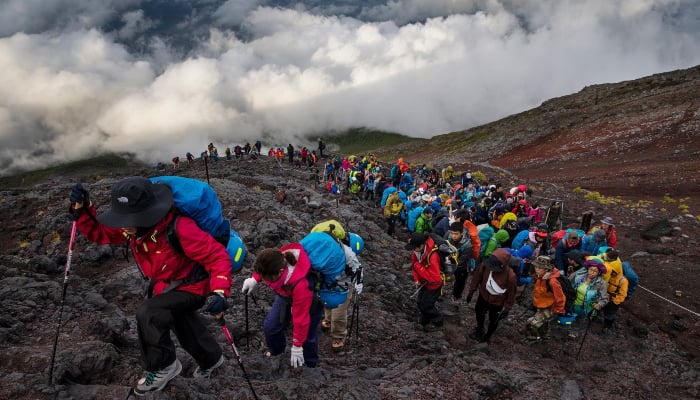 Japan doubles the entry fee for all Mount Fuji hiking trails to tackle overtourism