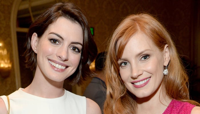 Anne Hathaway, Jessica Chastain enjoy spa day after embracing motherhood